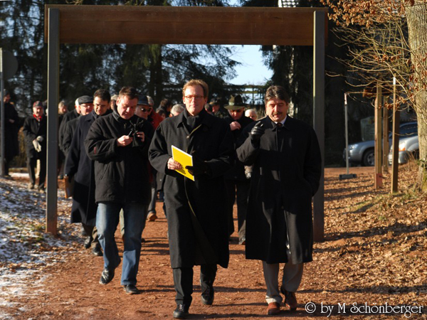 Zweiter Bauabschnitt Wolfspark Werner Freund Christian Ege und Alfons Lauer